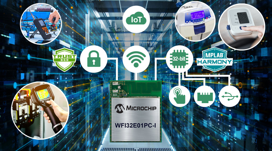 Microchip Technology présente son premier module de microcontrôleur 32 bits Wi-Fi® Trust&GO doté d’options de périphériques avancées